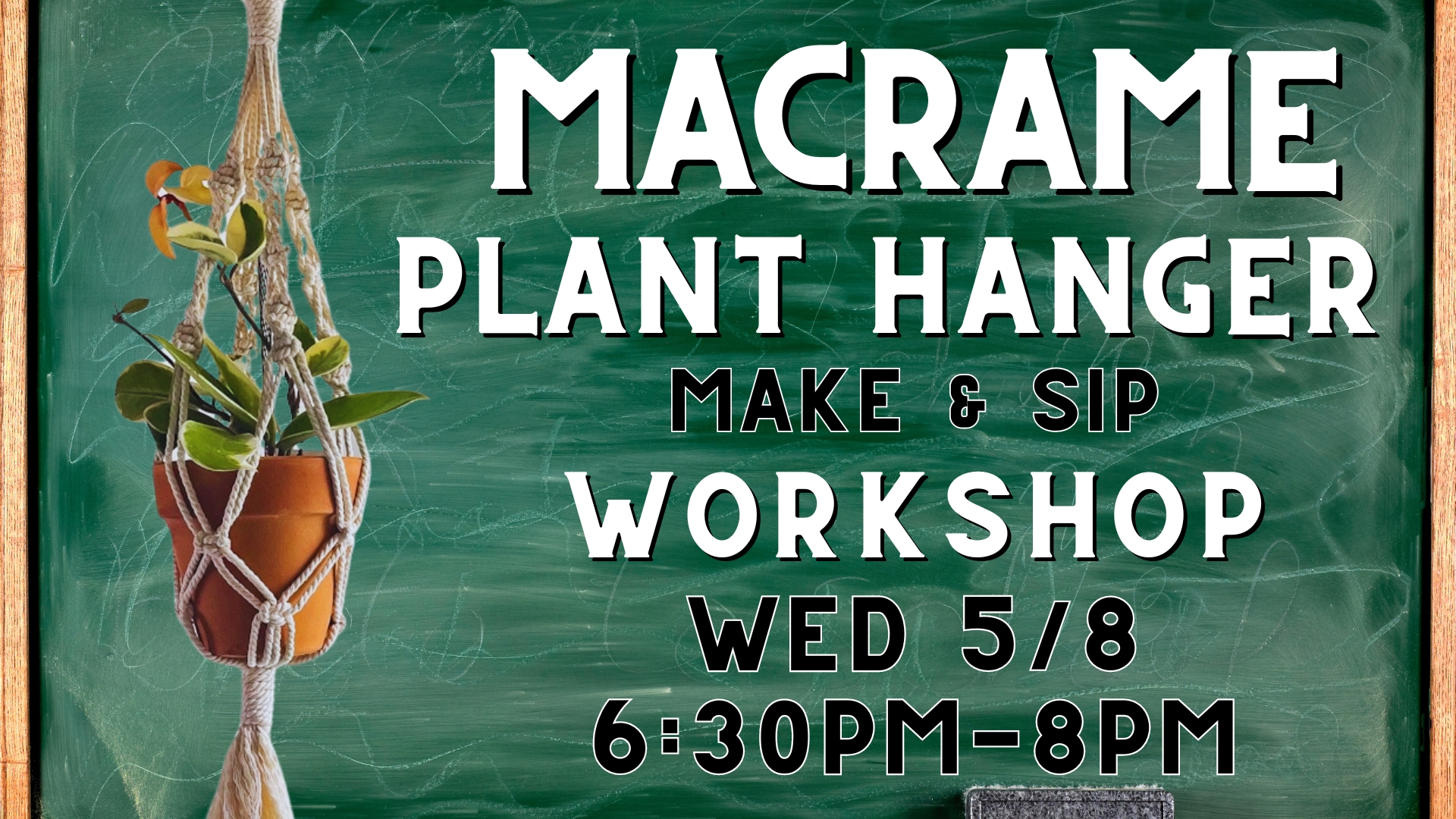 Macramé Plant Hanger Workshop